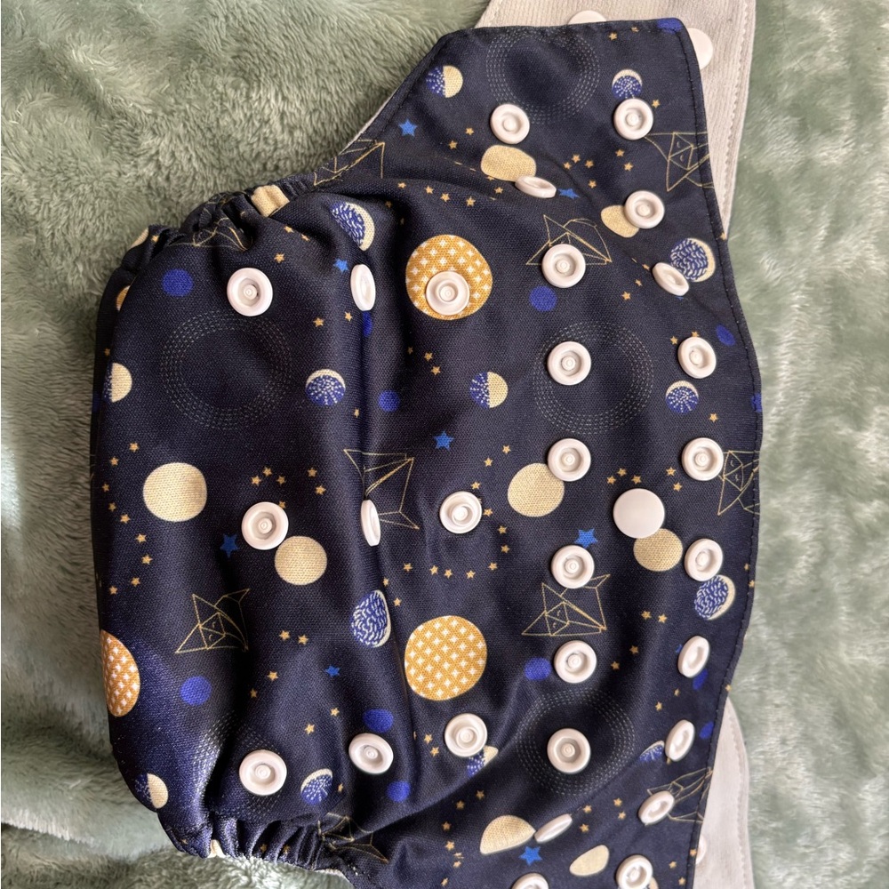Space-Themed Kids Cloth Diaper